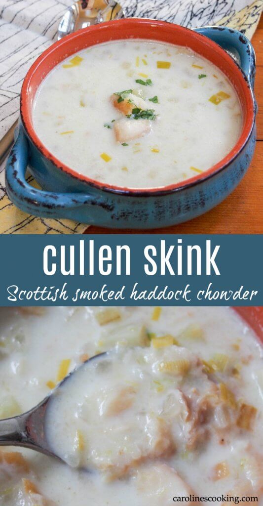 bowl of cullen skink - Scottish smoked haddock chowder