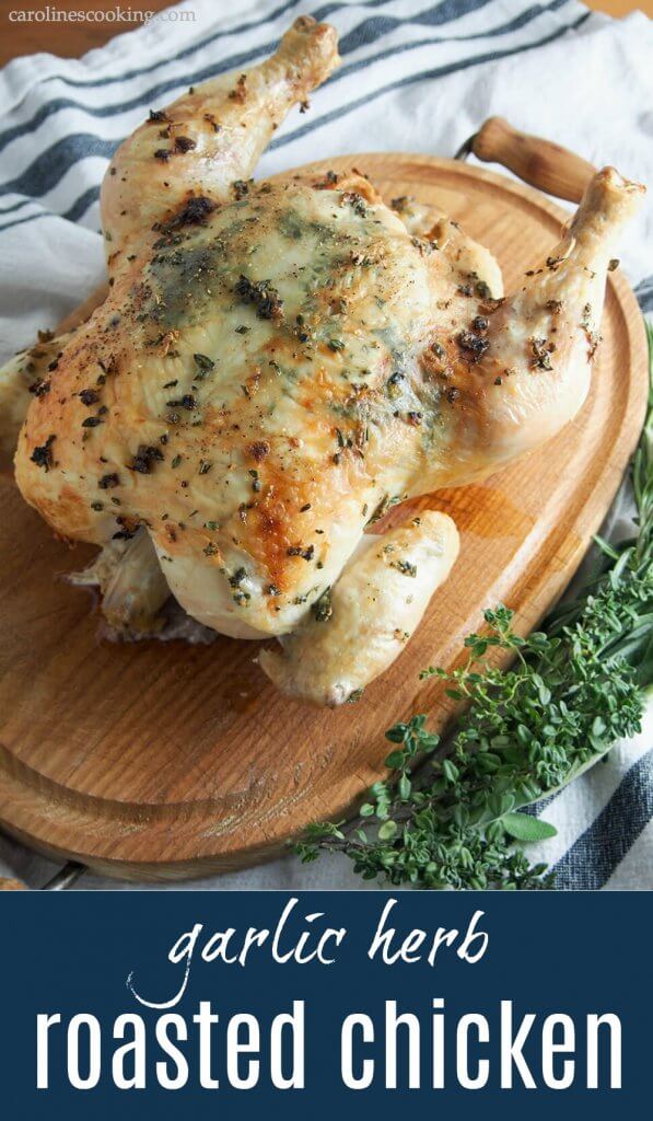 garlic herb roasted chicken