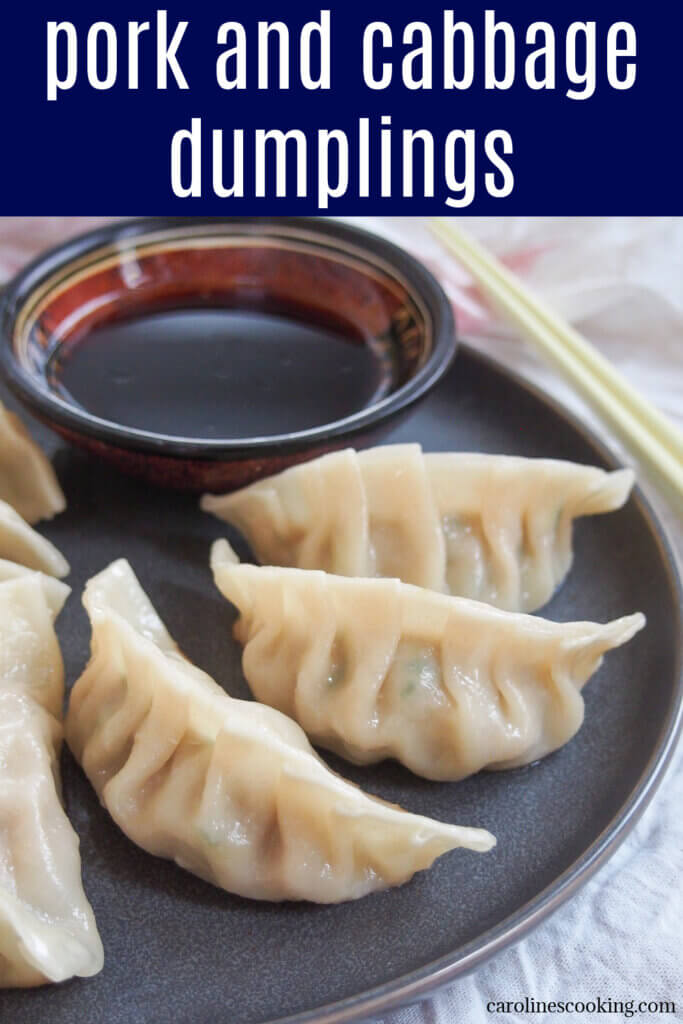 Pork and cabbage dumplings are a traditional dish eaten for Lunar New Year, but these dumplings are so delicious you'll want to have them more often!