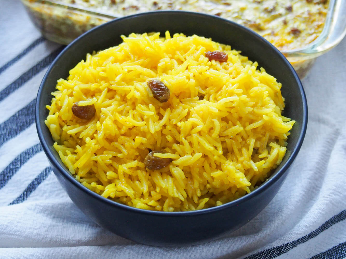 bowl of South African yellow rice